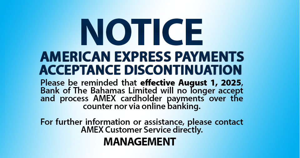 American Express Payments Acceptance Discontinuation